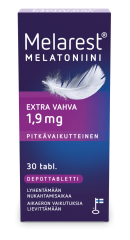 Melarest 1,9 mg Pitkävaikutteinen 30 TABL