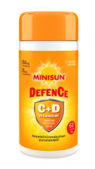 Minisun Defence C+D-vitamiini 60 tabl