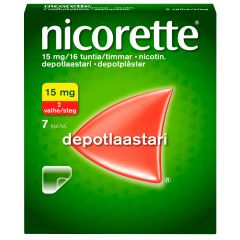 NICORETTE depotlaastari 15 mg/16 h 7 kpl