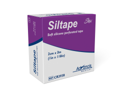 Siltape lääkinnäl. silikoniteippi 2 cm x 3 m 1 kpl